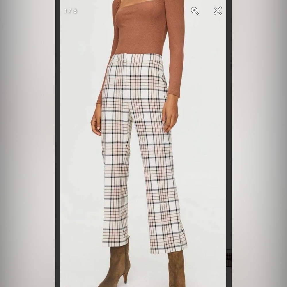 Wilfred Audrey plaid pants size 2